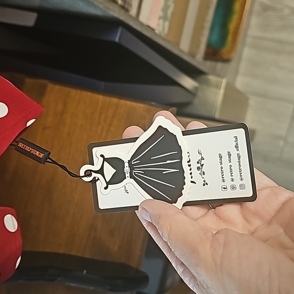 NWT retro style dress polkadot sz 8 - Picture 6 of 8